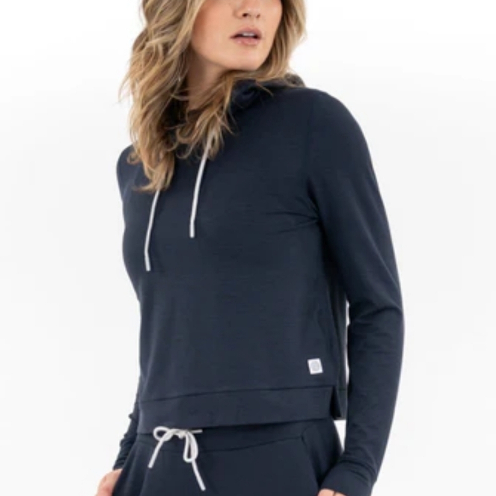Rhoback Hoodie Women's Small Tempo Performance The Midnight Heather NWT